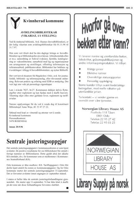 SEPTEMBER - Bibliotekarforbundet