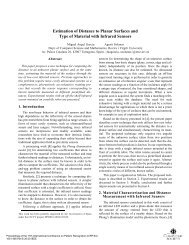 Estimation of distance to planar surfaces and type of ... - IEEE Xplore