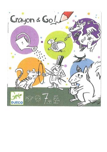 Djeco - Crayon and go - Mes Notices De Jouets