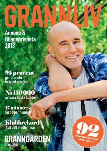 Grannliv annons och bilageprislista 2013 - Chiffer