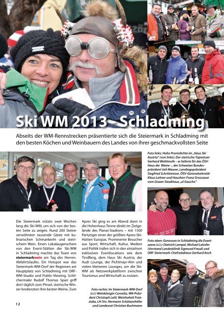 Steiermarkwein Ausgabe 16 - Frühjahr 2013