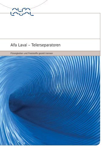 Alfa Laval – Tellerseparatoren