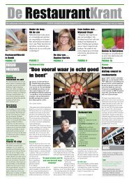 download pdf - De RestaurantKrant