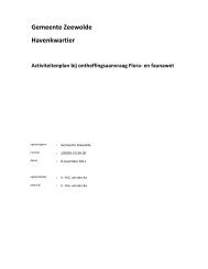 Bijlage 8 Activiteitenplan Flora - Gemeente Zeewolde