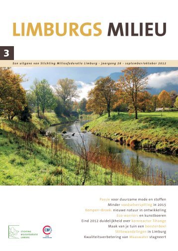 Limburgs Milieu nr. 3 2012 - Milieufederatie Limburg