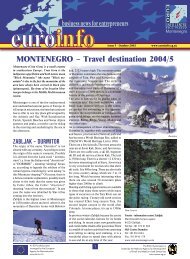 MONTENEGRO – Travel destination 2004/5