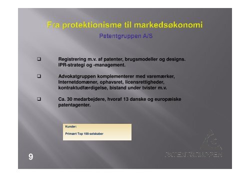 Privilegierne falder. Virksomheder og personer søger i stigende ...