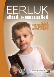 voor FairTrade en duurzame lokale voedinG - Gemeente ...