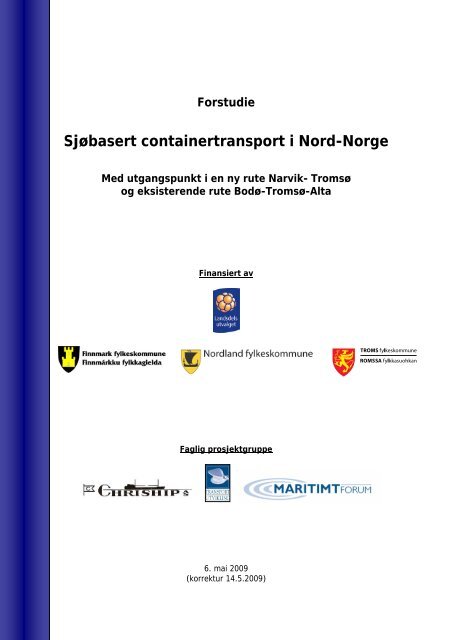 Sjøbasert containertransport i Nord-Norge - Transportutvikling