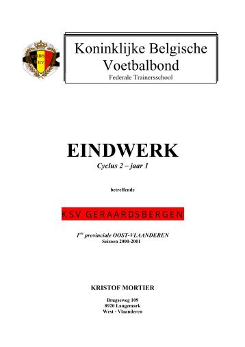 EINDWERK - Balbalschool