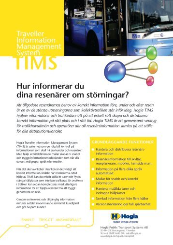 Hur informerar du dina resenärer om störningar?