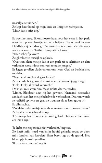 Download Gouden tijden, zwarte bladzijden (pdf) - Literair Werk