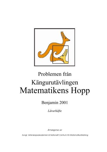 Problem och lösningar - Ncm - Göteborgs universitet
