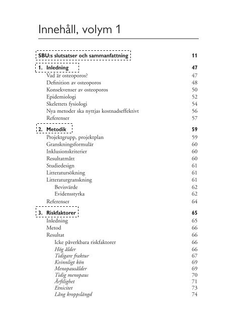 Osteoporos - SBU