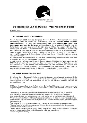nota - Vluchtelingenwerk Vlaanderen