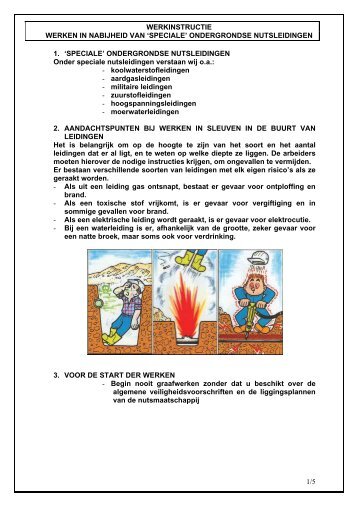 'speciale' ondergrondse nutsleiding - Aquafin