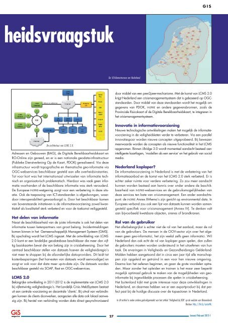 GIS-Magazine 01-2012. - StrateGis