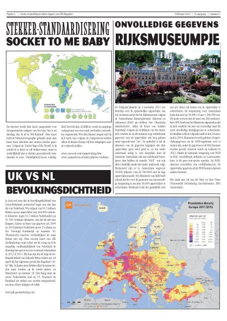 GIS-Magazine 01-2012. - StrateGis