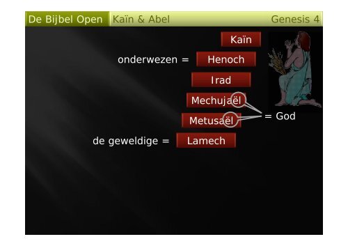 De Bijbel Open Genesis 4 Kaïn & Abel Kaïn & Abel – twee soorten ...
