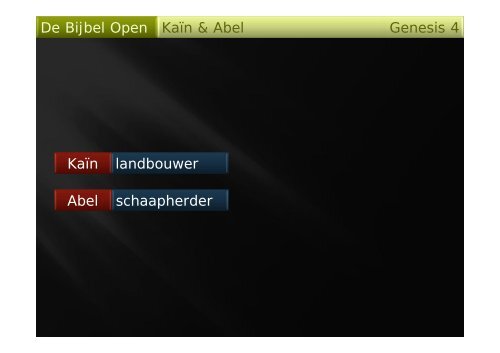 De Bijbel Open Genesis 4 Kaïn & Abel Kaïn & Abel – twee soorten ...