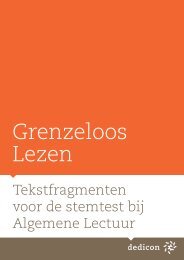 Teksten ter voorbereiding stemtest algemene lectuur - Dedicon