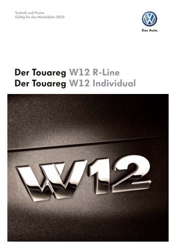 Der Touareg W12 R-Line Der Touareg W12 ... - Autohaus Perski ohg