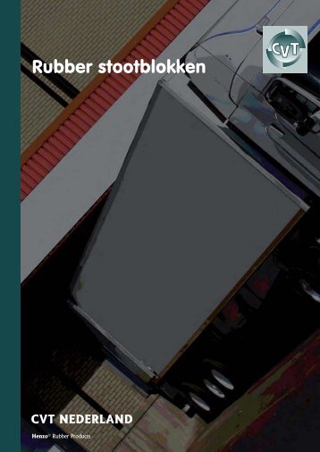 Rubber stootblokken - CVT Nederland