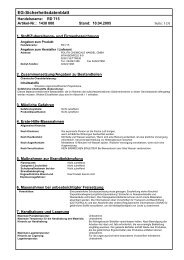 EG-Sicherheitsdatenblatt - Rolith Chemicals GmbH