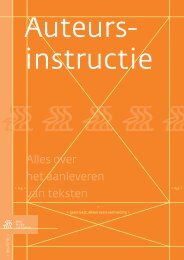 Auteursinstructie - Bohn Stafleu van Loghum