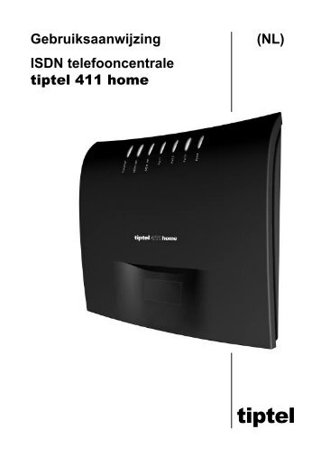 Handleiding Tiptel 411 ISDN - RON Telecom BV