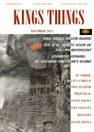 NOVEMBER 2011 - Stephen King Fanclub Nederland