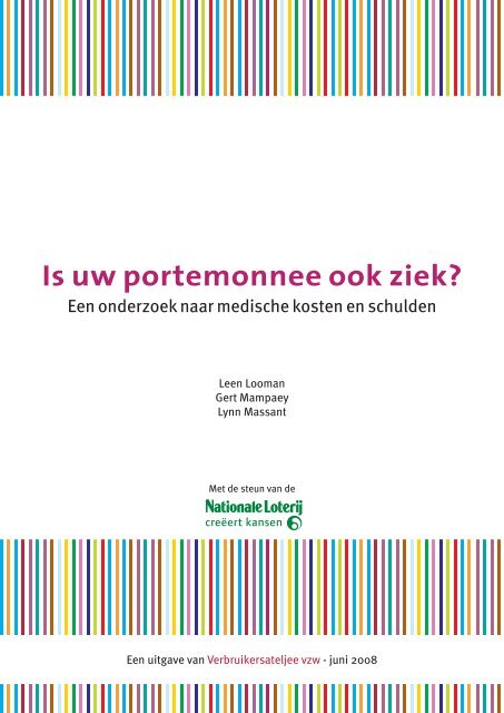 Is uw portemonnee ook ziek? - Verbruikersateljee