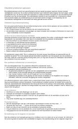 Checklist problemen oplossen - Security Management