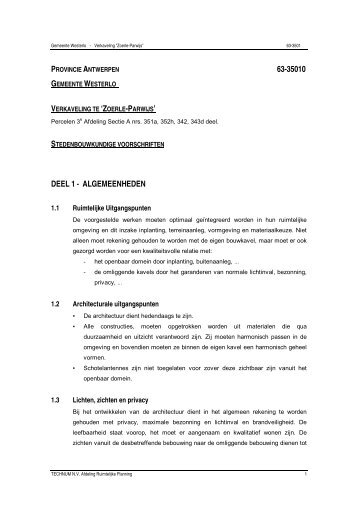 download pdf verkavelingsvoorschriften - Novus