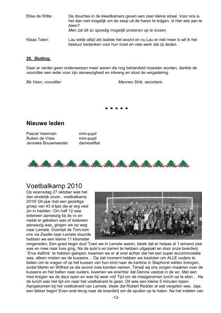 nummer 3 – december 2010 - Staphorst