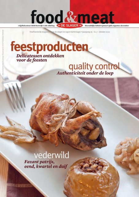 oktober 2011 - Food en meat