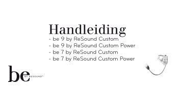 Handleiding - GN ReSound