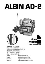 PDF, Svensk/ Engelsk (11 MB) - Albin Motor