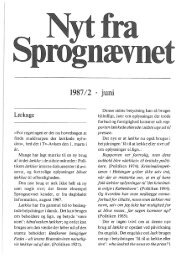 1987/2 . juni - Dansk Sprognævn