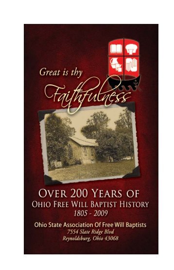 Great is thy Faithfulness - Ohio State Association of Free Will Baptists