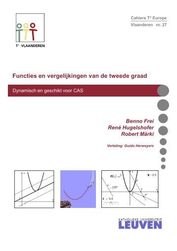 Functies en vergelijkingen van de tweede graad