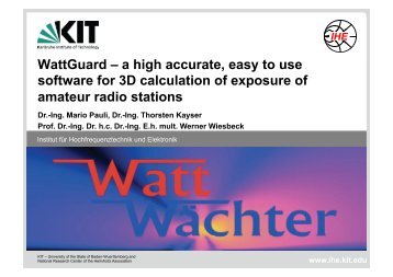 WattGuard – a high accurate, easy to use software for ... - LS telcom