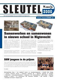 Samenwerken en samenwonen in nieuwe school ... - SLEUTEL 2000