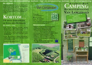 CAMPING - Recreatieboerderij van Langeraad
