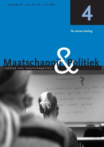 De nieuwe leerling - Maatschappij en Politiek Magazine