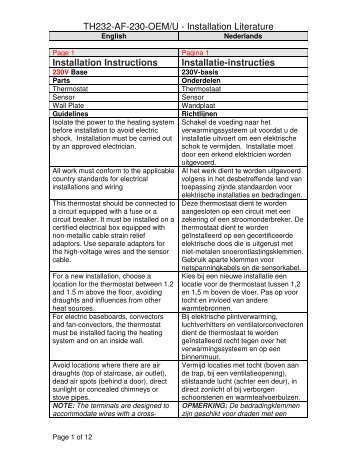 Handleiding TH232-AF.pdf - Jowitherm Nederland bv