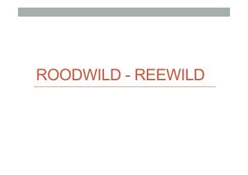 Roodwild - Reewild.pptx - Hunting.be