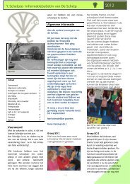 't Schelpje- informatiebulletin van De Schelp - Stichting Sint Bavo
