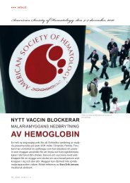 AV HEMOGLOBIN - Onkologi i Sverige