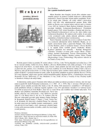 Ročník 4., číslo 1/2003 (PDF) - Neuhaus